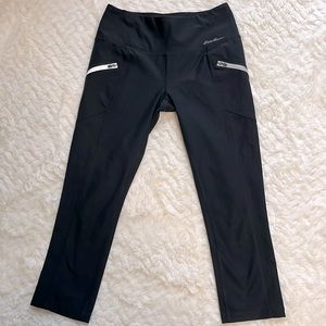 Eddie Bauer Women’s Trail Tight Capris XS Black